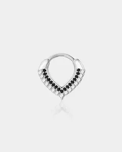CZ Triangle Septum Ring Daith Jewelry