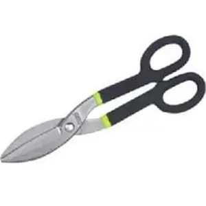 212 MAIN Master Mechanic 12.5 in. Straight Tin Snips - Heavy Duty Scissors, Hand Tools for Tin Cutting, Heavy Duty Scissor, Straight Snips