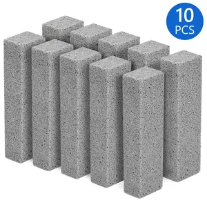 10/20 Pack Natural Deep Cleaning Pumice Stones, 5.9 x 1.4 x 0.9 Inch Wear-Resistant Scrub Blocks, Must-Have Accessories for Kitchen & Pool Maintenance