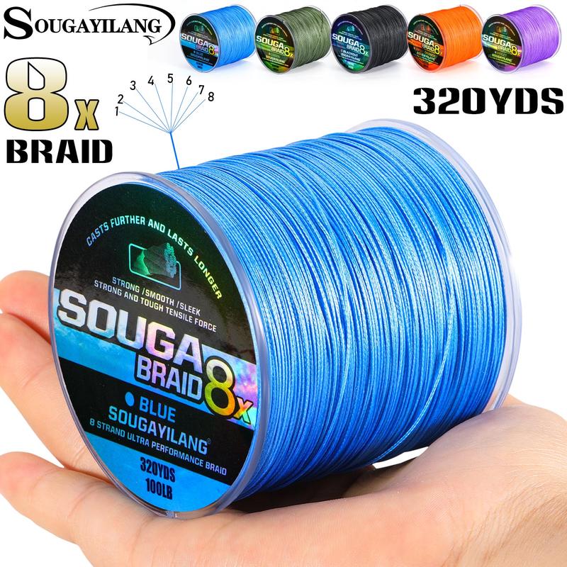 Sougayilang Braided Fishing Line - 320 Yards, Pro Grade Performance for Saltwater & Freshwater- Sougayilang Braid,Tackle Accessories