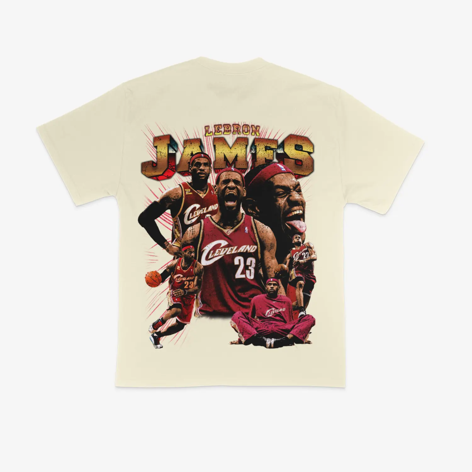 Lebron James Cavs streetwear heavyweight t-shirt