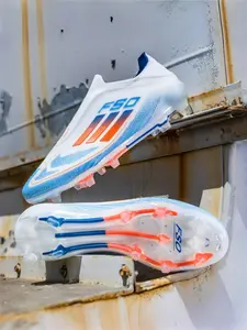 Men's Breathable Low-Top Football Shoes Ag Long Studs, Professional Natural Grass Competition, Durable Anti-Slip Grip, Training Soccer Shoes, Football Boots