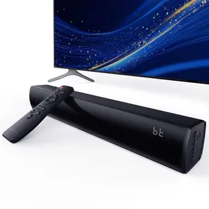 TV soundbar system with 16-inch design and HDMI inputs for team birthday activities, Bluetooth Wireless Surround Sound Bar, Sound Bar Wireless Surround Speakers, HDMI(ARC) OPT AUX USB 2.0ch 3 Modes Home Theater Sounds System TV/PC/Gaming/Projector, Black