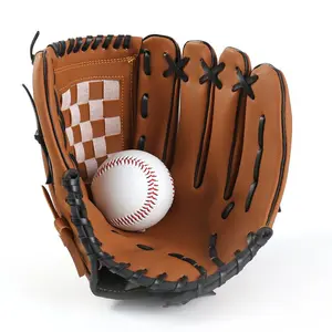 Youth & Adult Baseball Softball Glove Set – Right or Left Hand Throw – Durable Leather/Synthetic Mix – Ideal for Beginners, Kids, Teens, Men & Women