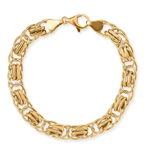 Eternal Links Chain Bracelet in 10K Yellow Gold 7.25 In 4.87 Grams Christmas Gifts