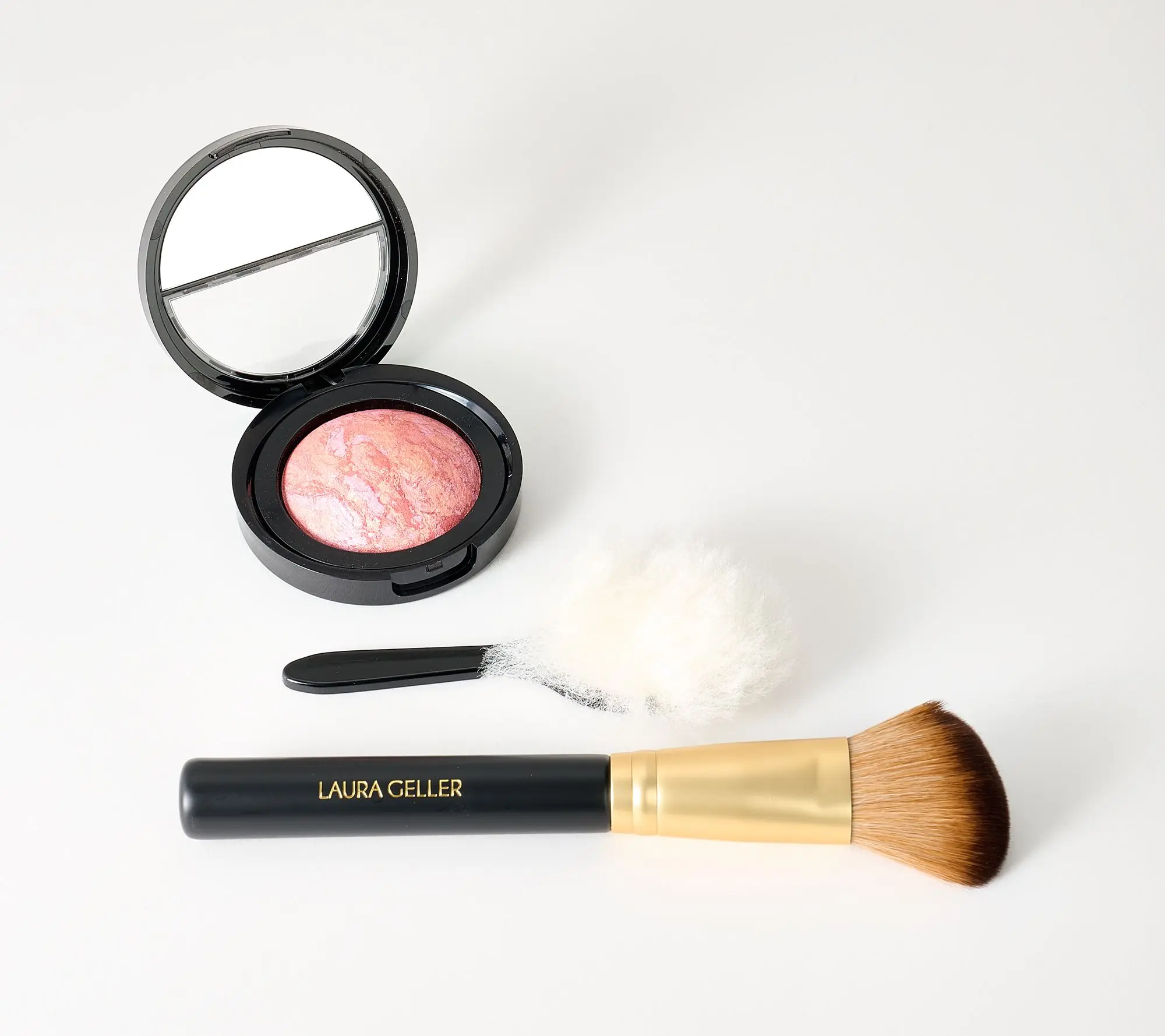 Laura Geller Tropic Hues Blush N Brightened with Brushes Laura Geller Tropic Hues Blush N Brightened with Brushes