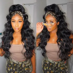 Bling Hair Body Wave Headband Wigs Human Hair 180% Density Straight Remy Human Hair Wigs For Black Women Glueless Wig Esay Wear to Go Wig #SummerVibes