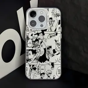 Anime Cartoon HUNTER×HUNTER Phone Case Compatible with for iPhone 17 16 15 14 13 12 11 Pro Max Plus, Featuring a Shockproof Matte Back.