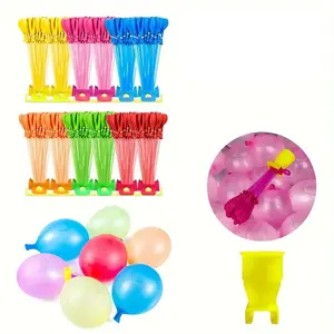Water Balloon Quick Fill Pool Party, Colorful Water Balloons Fun Summer Pool Party Outdoor Home Friends Backyard Splash Party Gift