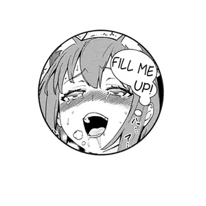 Fill Me Up Gas Tank Glossy Sticker Water Resistant