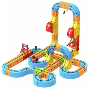 Electric Magnetic Levitation Train Set for Kids - Anti-Gravity DIY Assembly Magnetic Assembly Track Educational Toy for Boys