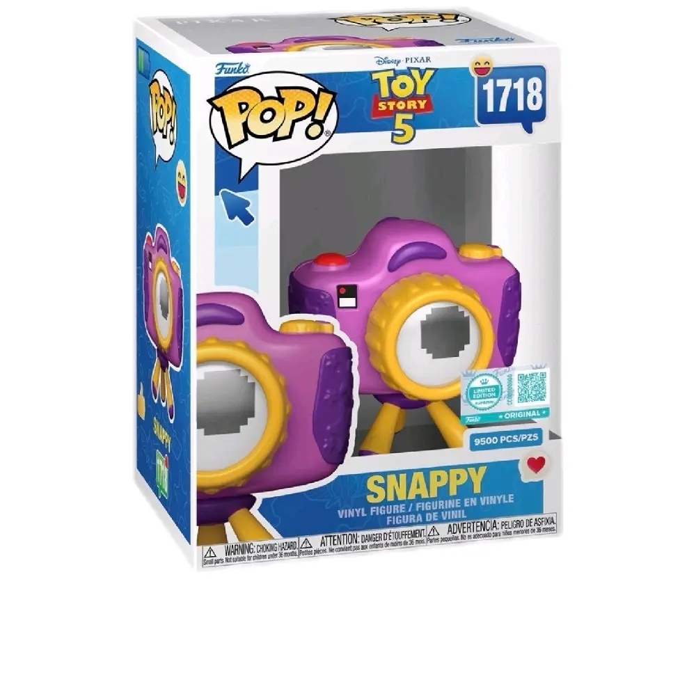 Funko Toy Story 5 Snappy Vinyl Figure - Limited Edition Number LE9500 Exclusive Collectible, Collectibles