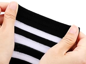6 Pairs Over Knee Thigh Socks Knee-High Warm Stocking Women Boot Sock Leg Warmer High Socks for Daily Wear, Cosplay