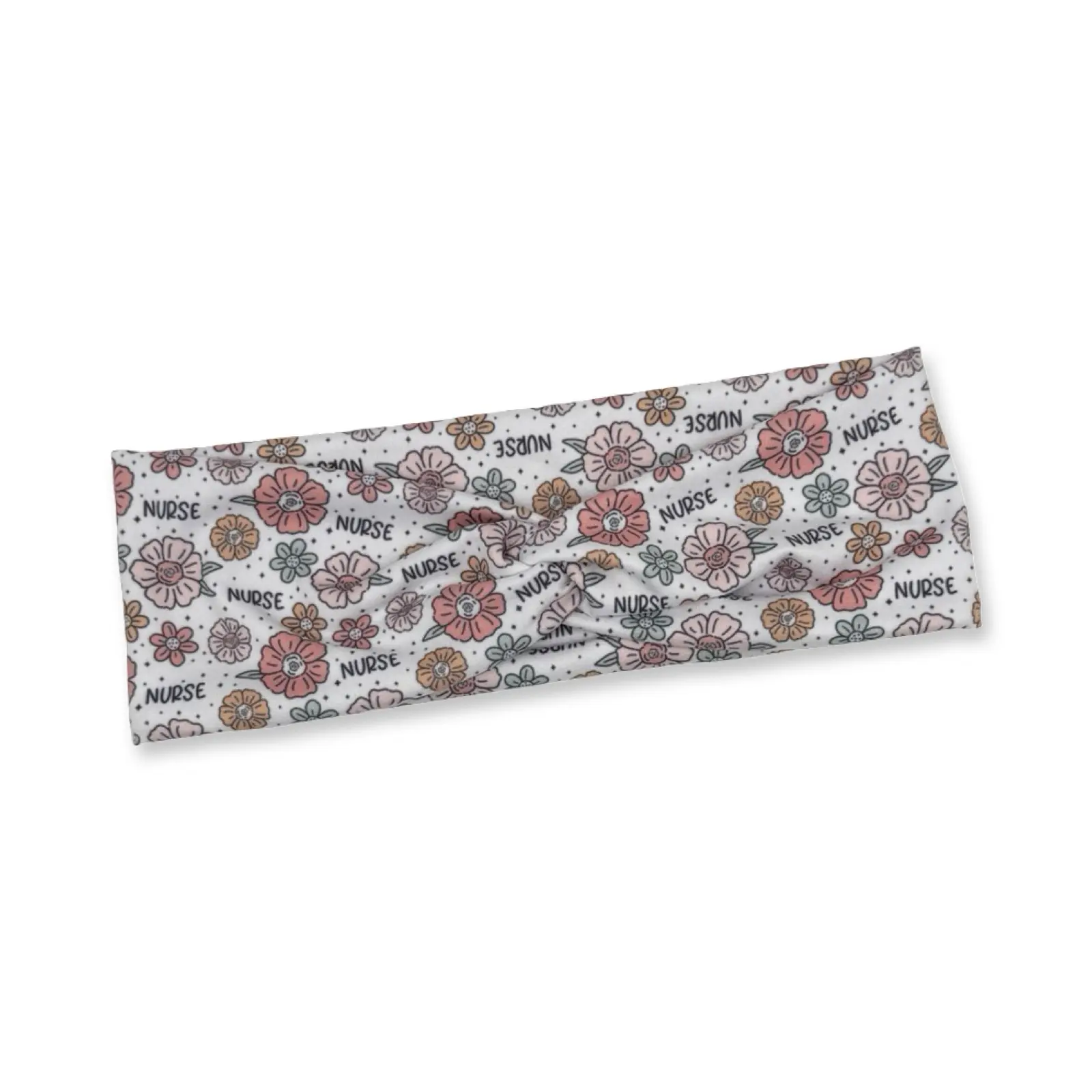Happy Nurse Knotted Headband
