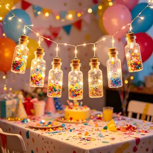 128Pcs Mini Glass Bottle Kit - Storage Vials Set with Cork Stoppers, Eye Screws & Funnels for DIY Crafts, Wedding Favors & Party Decorations