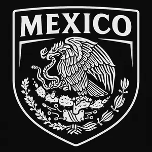 México Shield Decal (2 pack)