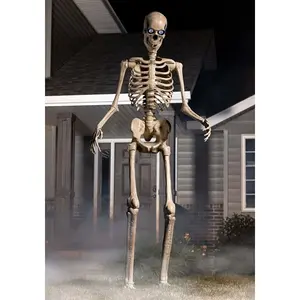 Animated 8 Foot Giant Skeleton Decoration
