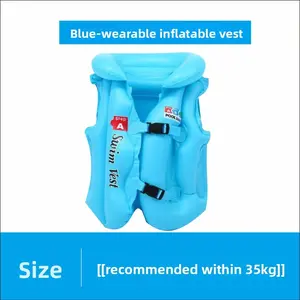 Children's swimming vest, thickened buoyancy inflatable vest, baby floatation ring, underarm life jacket, swimming ring, Swimming Accessories