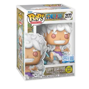 Funko Pop! Luffy Gear Five #2177 (GLOW) (One Piece) - Collectible Figurine - Anime - Vinyl Figure