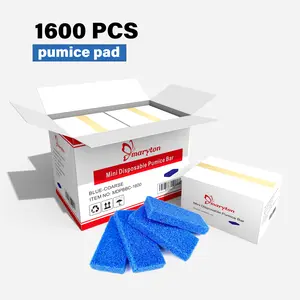 3200/1600 PCS Salon-Grade Blue Pumice Pads | Bulk Coarse Grit Foot Files for Callus Removal - Disposable Exfoliating Sponges for Podiatrists & Techs (USA Stock)