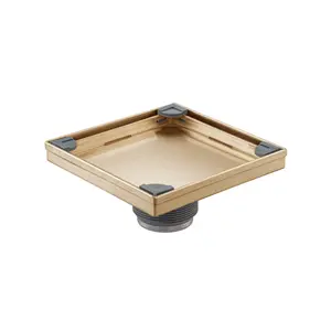 Flusso 10.SQD.0606 6" Tile Insert Floor Drain with 2" Outlet