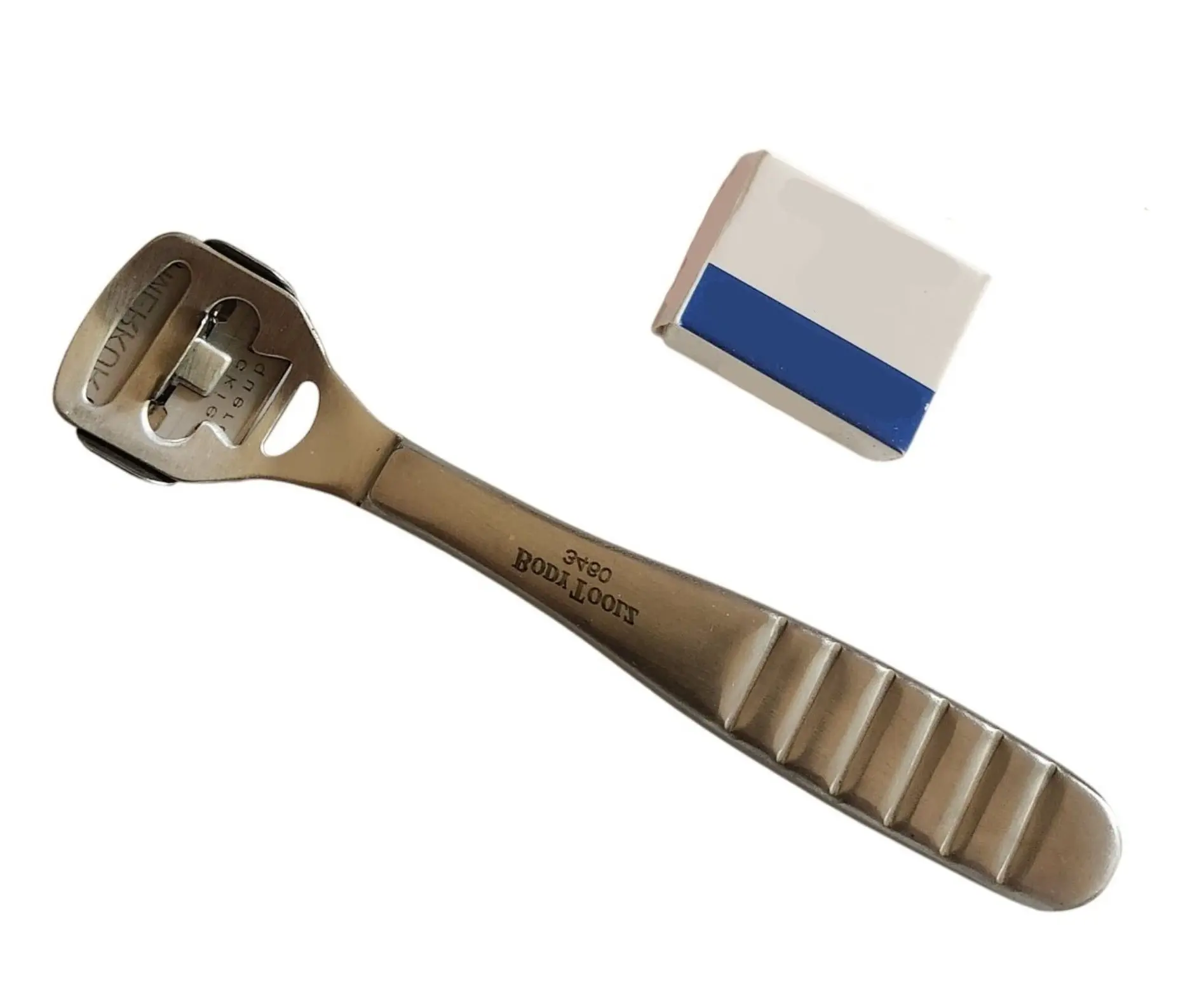 Pedicure Callus & Corn Remover Tool - Hard Skin Shaver with 10 Razor Blades for Nail Care Manicure & Pedicure Grooming