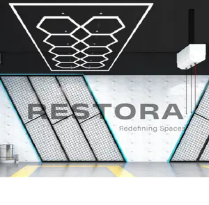 8' x 15' 11" - LED Hexagon Light Panel (10 Hexagons w/ Border)