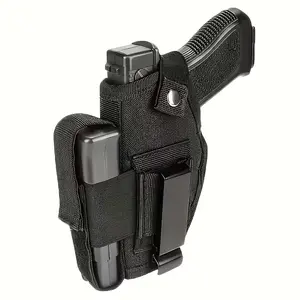 9mm Handgun Holster, IWB/OWB Concealed Carry Holster With Magazine Pocket   Pistol Holster with Cartridge Bag tiktokshopspringglowup,summervibes