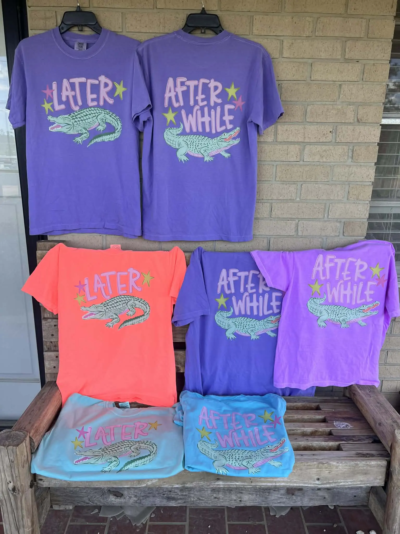 Later Gator, After While Crocodile tee