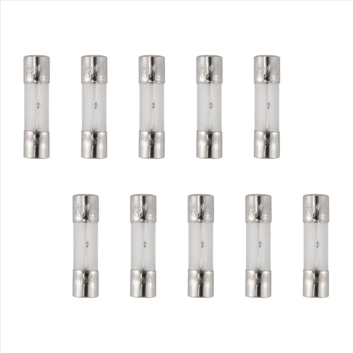 10Pcs 5x20mm 250V 3A Slow Blow Glass Metal Fuse Kit - Overload Safe Circuit Protector with Overcurrent Protection for Baby & Maternity Appliances