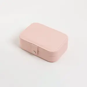 Portable Jewelry Storage Box, 1 Count Double Layer Jewelry Organizer, Jewelry Box for Earrings, Rings, Necklaces, Home Organizer