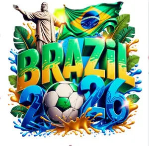 Brazil Football Fan Sticker – Brazilian Soccer Decal, National Team Supporter Gift