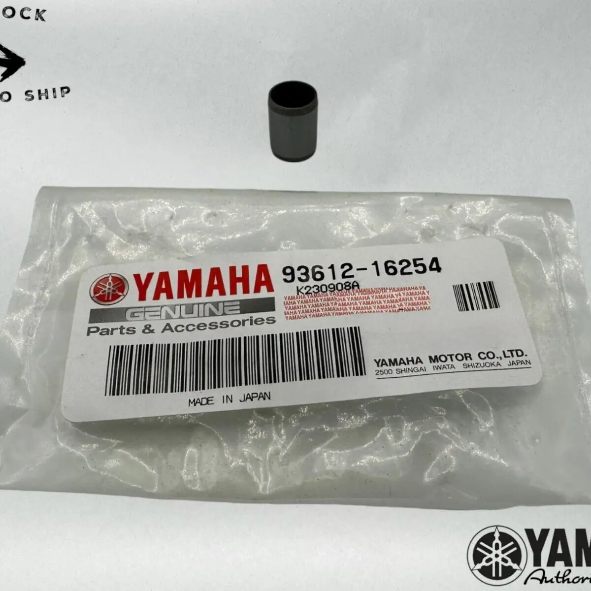 Yamaha Genuine OEM Authentic Dowel Pin 93612-16254-00