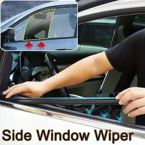 2 pcs/4 pcs Car Side Window Wiper - Auto Parts, Left Snow and Dirt Removal, Clear Driver's & Passenger Windows Views, Weather-Resistant Rubber Blades