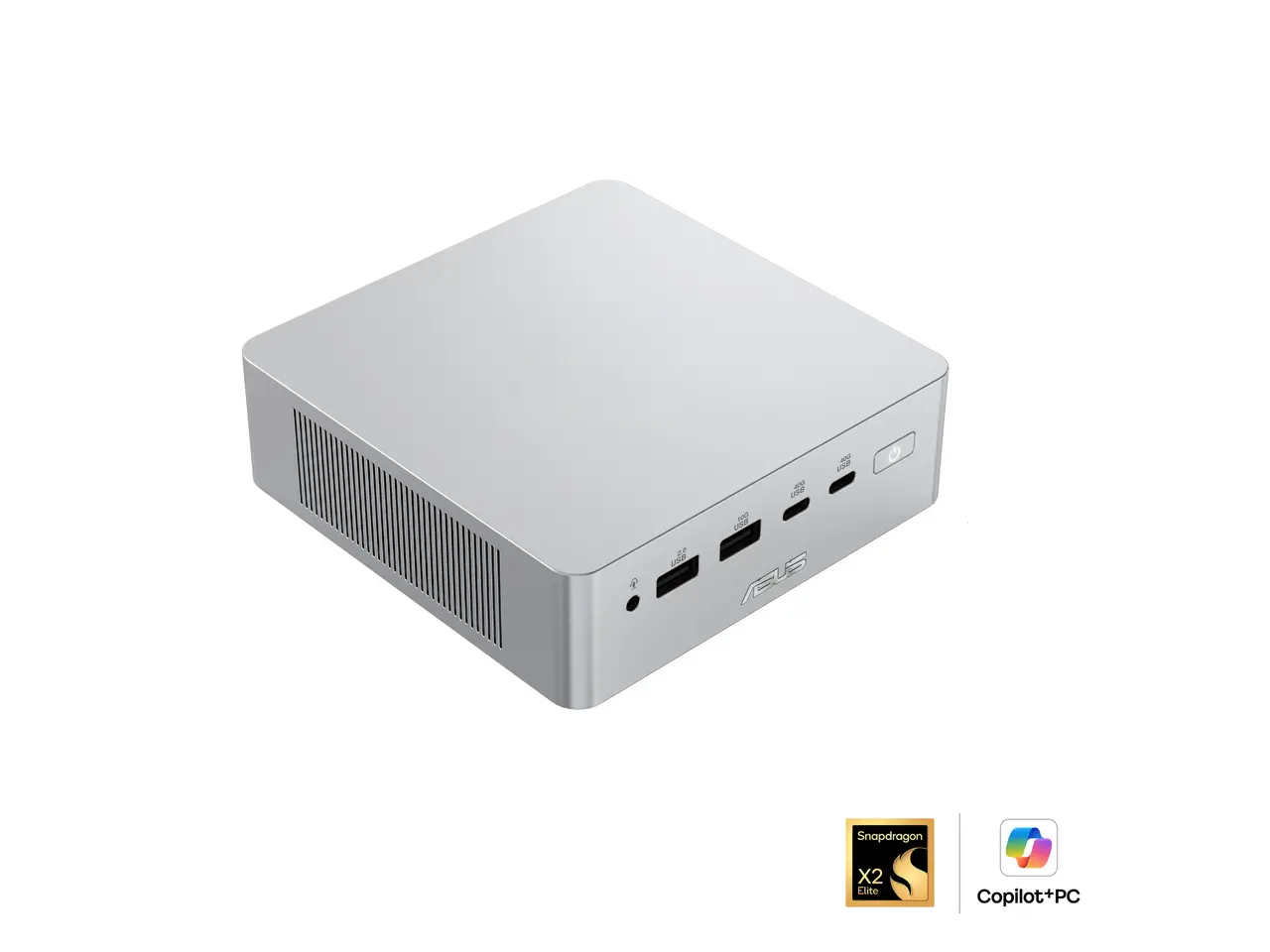 ASUS Ascent QN10 Full System Mini PC with Snapdragon X2 Elite Platform, up to 80 TOPS NPU performance, 32GB LPDDR5x Memory, 512GB PCIe G4x4 NVMe SSD, Wi-Fi 7 & BT 6.0, Windows  11 Home for ARM64 installed