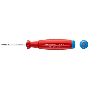 PB Swiss PB 8400.4-40 Screwdriver TORX® with Swiss Grip Handle T4 x 40 mm