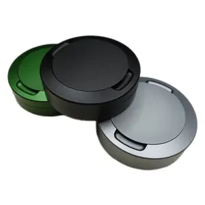 MYCAN Aluminum Can Snus Container with Airtight and Waterproof Lid - 2 Compartments for Fresh and Used Pouches - Engraving Available Metal