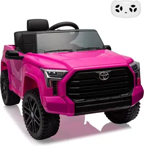 Electric Car for Kids, 12V Electric Truck, Off-Road Kids Car w/Remote, Spring Suspension & 3 Speeds, LED Headlights, Ride-On Toys for Boys/Girls-04