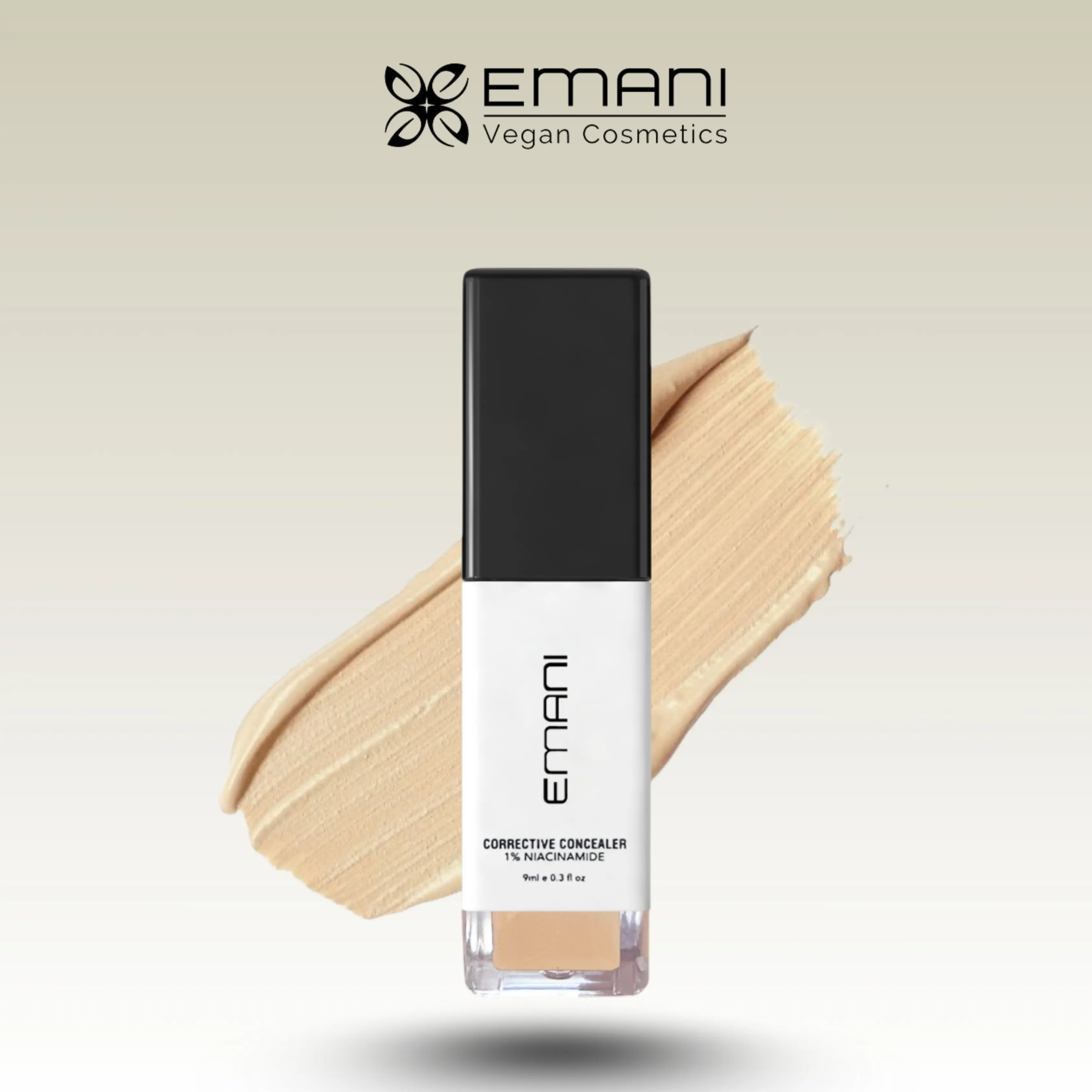 [Emani] Niacinamide HD Corrective Concealer for Dark Circles & Blemishes | Hydrating, Skin-Calming Coverage