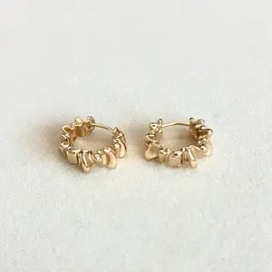 Amour Jasmine earrings S925 silver and 18k gold