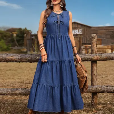 evening dresses fast shipping Asymmetrical Sleeveless High Stretch Maxi Wedding Guest Dress