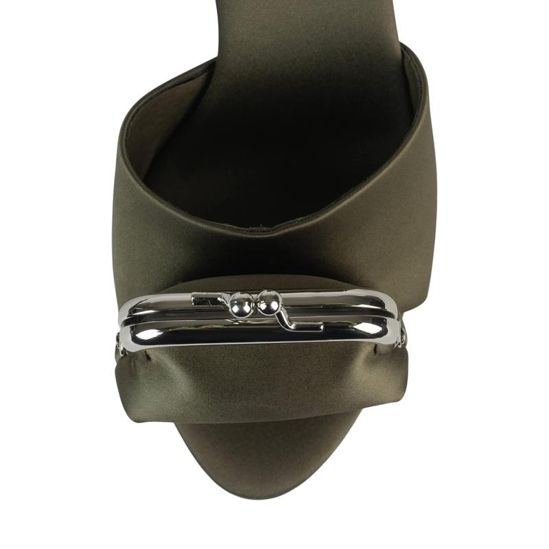 XTRA-COIN Jeffrey Campbell Heeled sandal with functional coin purse detail attached Footwear Shoe