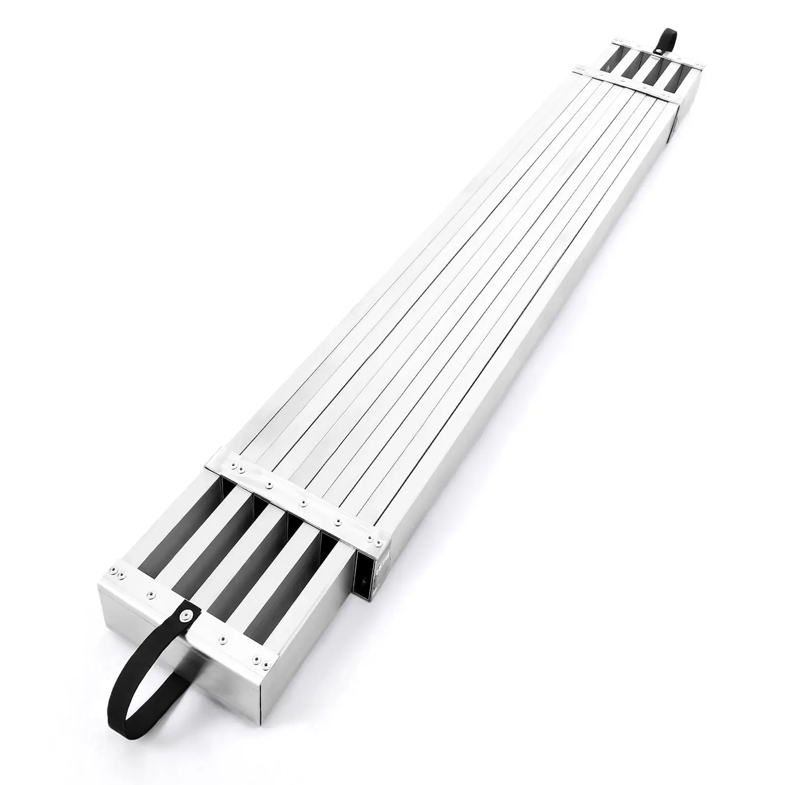 【GARVEE】Telescoping Aluminum Work Plank with 440lbs Capacity, Adjustable Extension Scaffolding Plank Featuring Skid-Proof Platform for Safe Ladder Access, Available in Multiple Lengths (6-9FT, 8-13FT, 9-15FT)