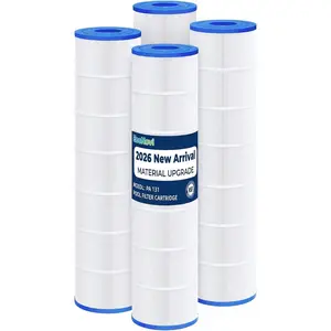 C5030 Pool Filters Cartridge Compatible with Hayward SwimClear C5030, C5025, C5020, Replaces Hayward CX1280XRE, Pleatco PA131, Unicel C-7494, Filbur FC-1227, 4 x 131 sq.ft, 4-Pack