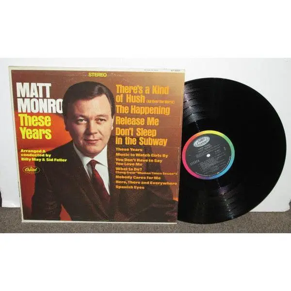 Matt Monro - These Years (1967, Capitol Records) VG+/VG+