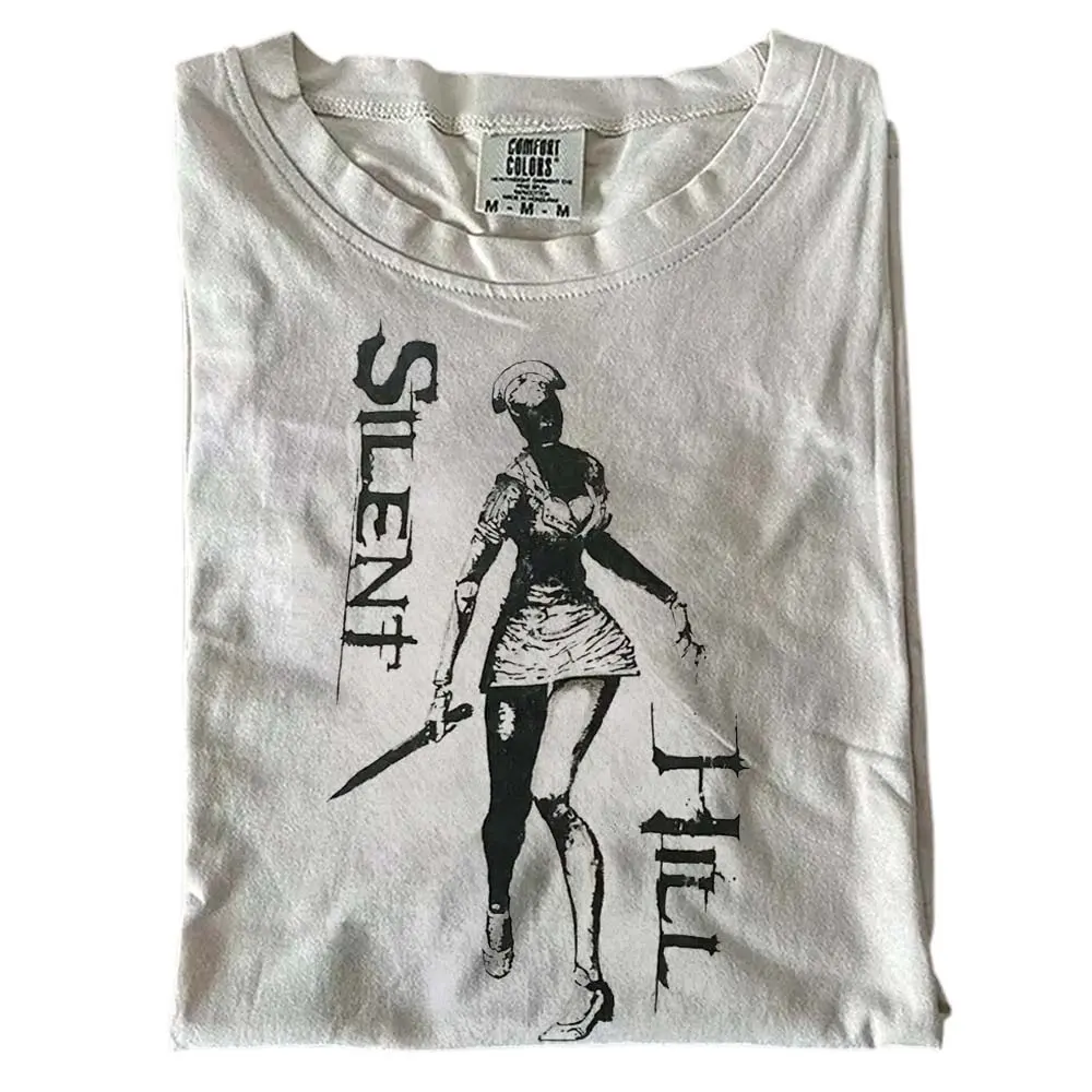 The Silent Hill Comfort Color, Vintage Game Shirt, Gift for Men, Gift for Women, Crew Neck T-shirt, Trending T-shirt