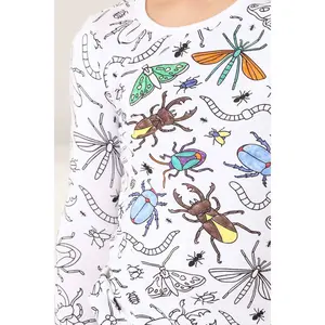 Colorable Two Piece Set + Markers | Doodle Bugs