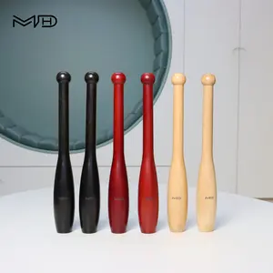 Mdh Brand 1lb Traditional Wooden Indian Clubs, Vintage Home Fitness Trainer, Multi-Dimensional Body Strength Training, Natural Wood Material, Sport Gear