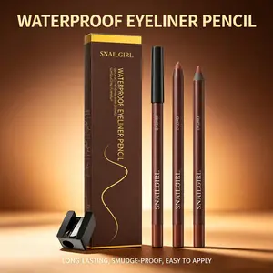 SNAILGIRL Matte Plum Eye Pencil - Waterproof, Smudge-Proof, Smooth, Sharpenable, Alcohol-Free, Longwear Eyeliner for Daily & Special Occasions to Elevate Makeup (Eye Pencils Single Item)