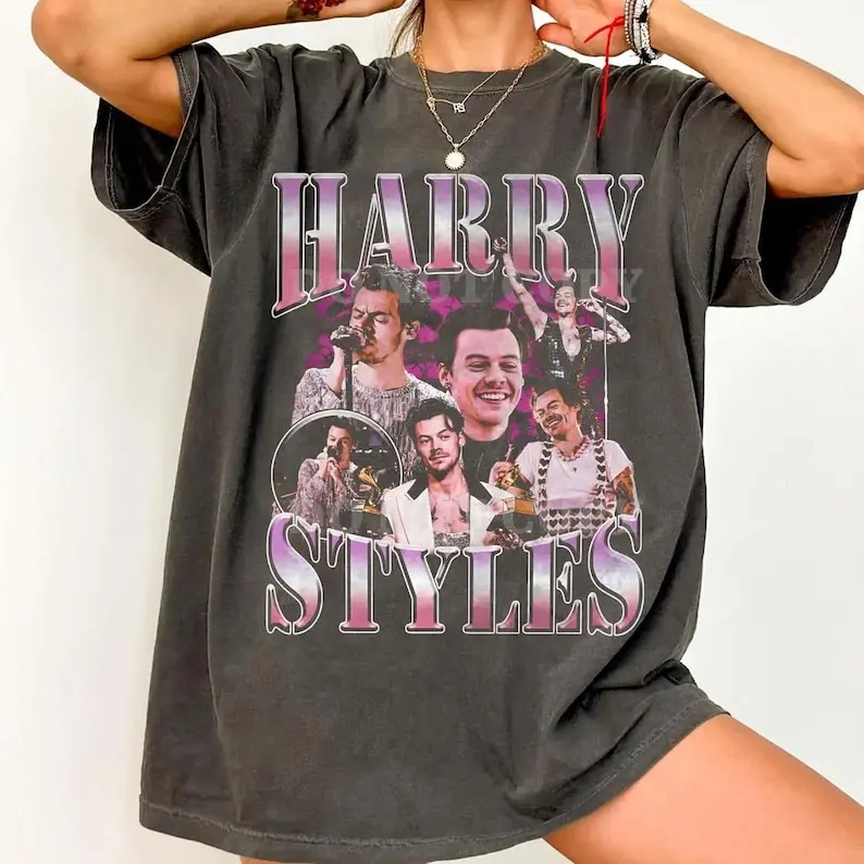 Harry Styles Graphic Unisex Tee, HS New Tour New Album Kiss All